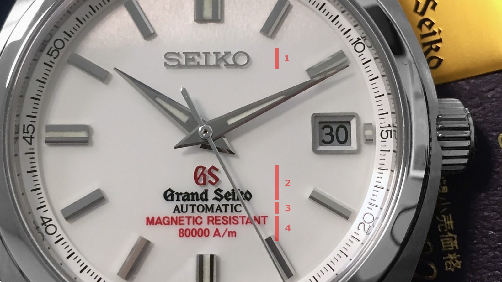 Dial of Grand Seiko SBGR077