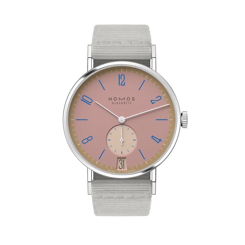 
          NOMOS Glashütte Tangente Pompadour (Ref. 179.S15)
        