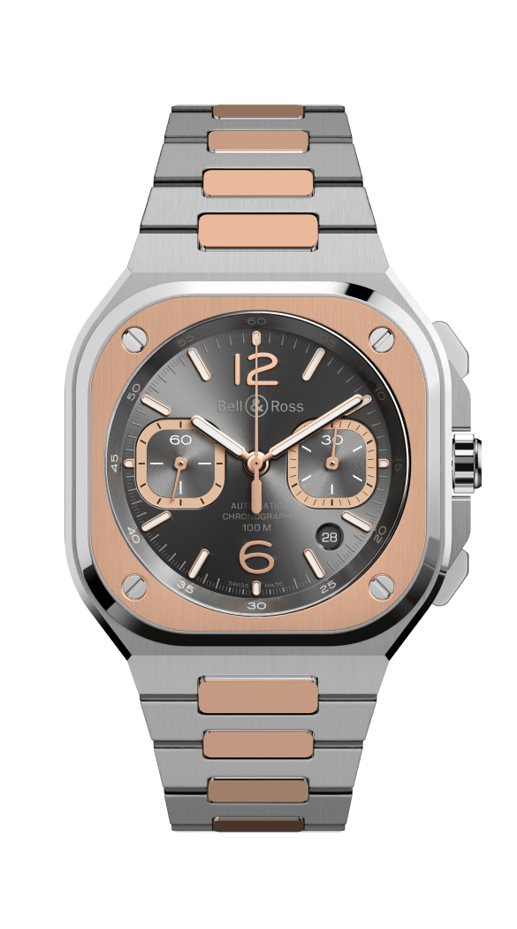 
          Bell & Ross BR 05 Chrono Grey Steel & Gold (Ref. BR05C-RTH-STPG/SSG)
        