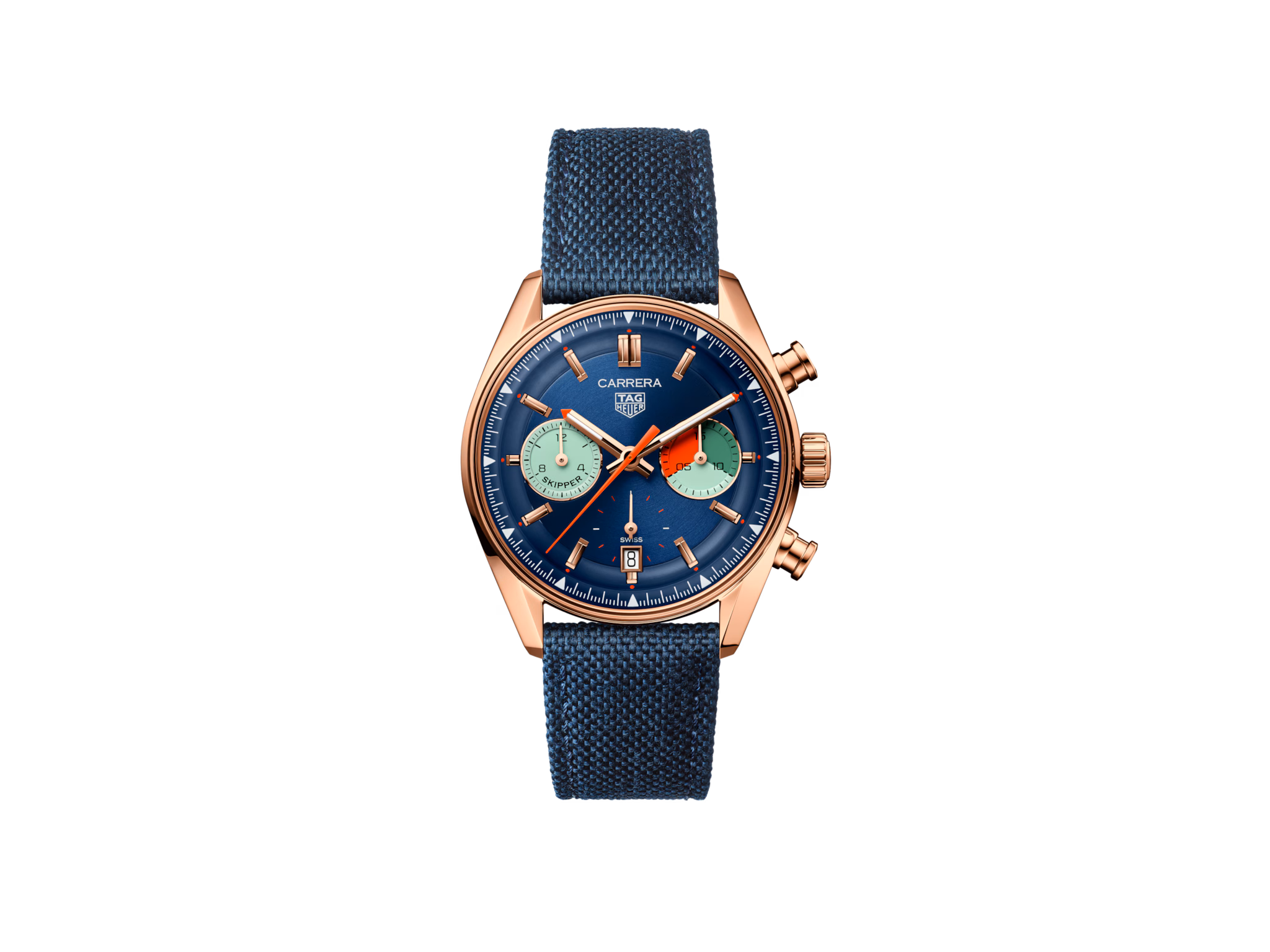 
          TAG Heuer Carrera Chronograph Skipper (5N Rose Gold) (Ref. CBS2241.FN8023)
        