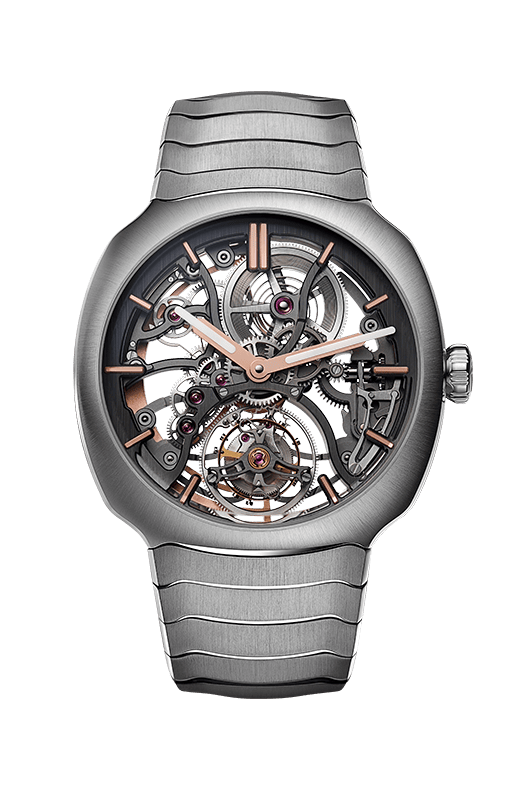 
          H. Moser & Cie. Streamliner Tourbillon Skeleton, 40mm, steel (Ref. 6814-1200)
        