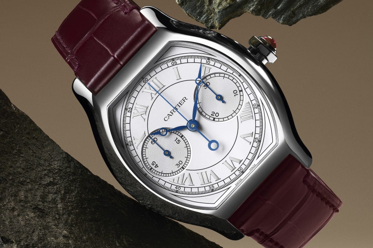 
          Cartier Privé Tortue Monopoussoir Chronograph, various materials (platinum, yellow gold), Limited 200 pieces (Ref. WHTO0007, WHTO0008)
        