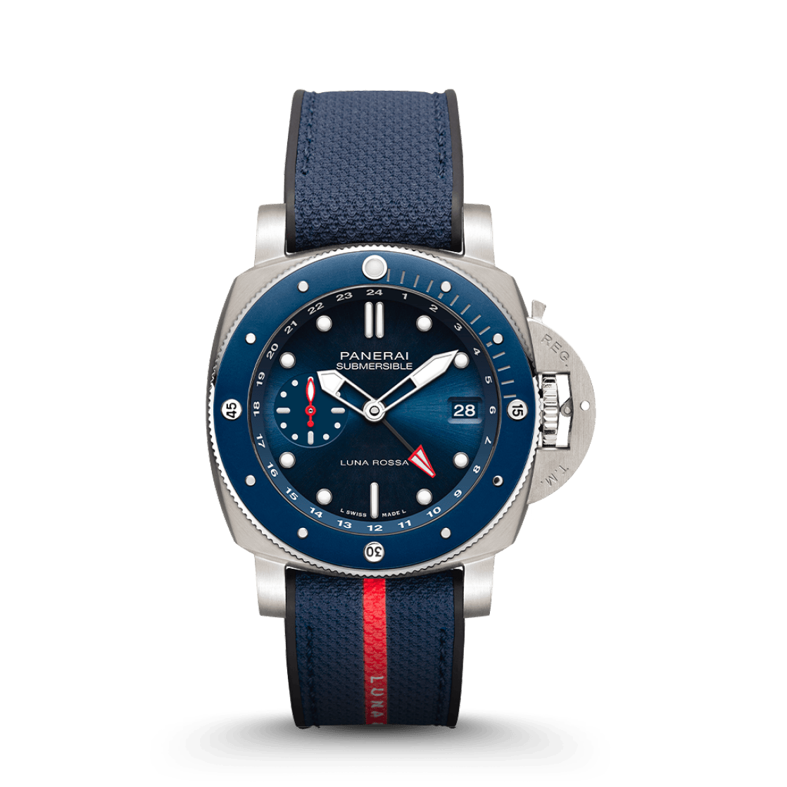 
          Panerai Submersible GMT Luna Rossa Titanio (Ref. PAM01507)
        