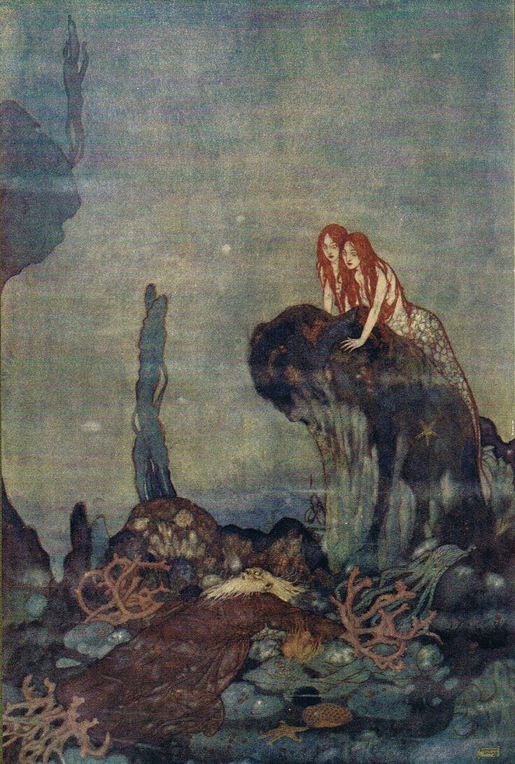Edmund Dulac illustration in Shakespeare’s “The Tempest”