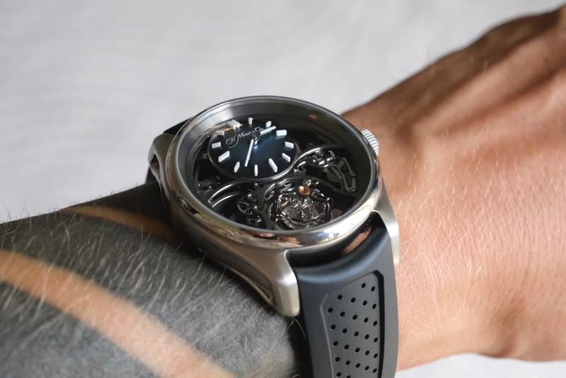 H. Moser & Cie. Pioneer Cyclindrical Tourbillon Skeleton, Reference 3811-1200