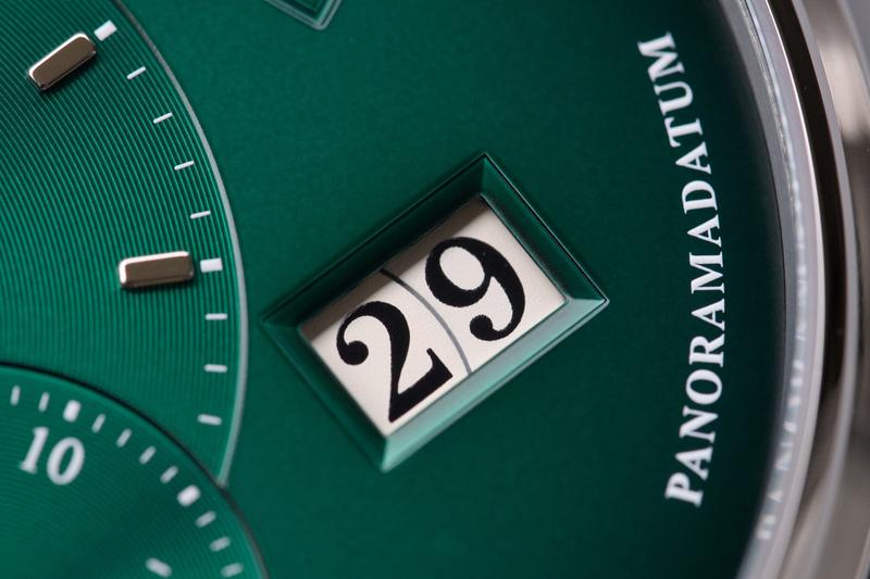 Glashütte Original PanoMaticLunar Green Dial Panorama Date