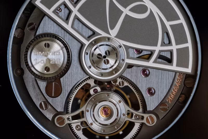 Hautlence Vagabonde Tourbillon Series 3, movement caliber D30