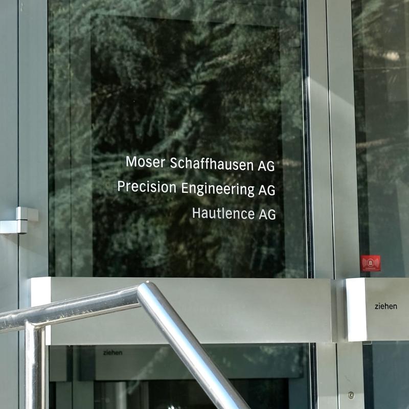 H. Moser & Cie. entry door Neuhausen