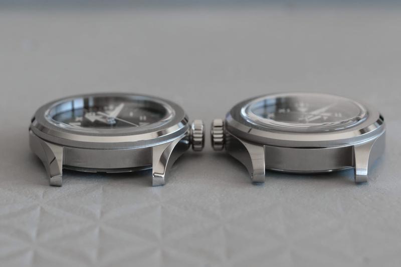 Lugs comparison of the Serica 6190 Field Chronometer and Serica 4512