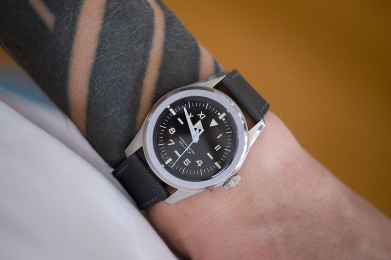 Wrist shot of the Serica 6190