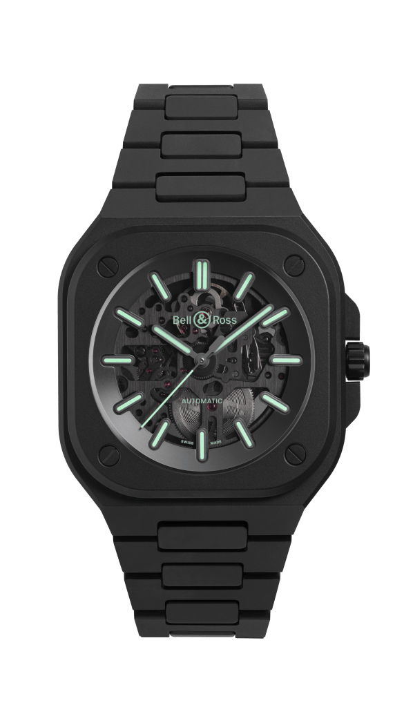 Bell & Ross BR 05 Skeleton Black Lum Ceramic, Limited 500 pieces (Ref. BR05A-BLM-SKCE/SCE)