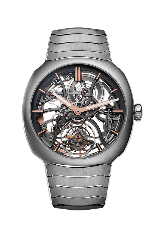 H. Moser & Cie. Streamliner Tourbillon Skeleton, 40mm, steel (Ref. 6814-1200)